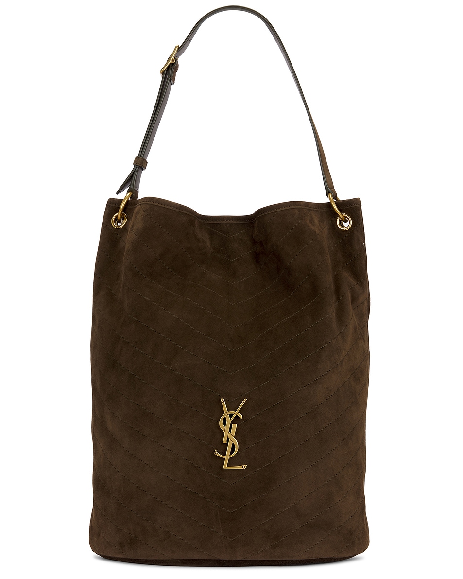 Image 1 of Saint Laurent Niki Supple Bucket Bag in Light Musk