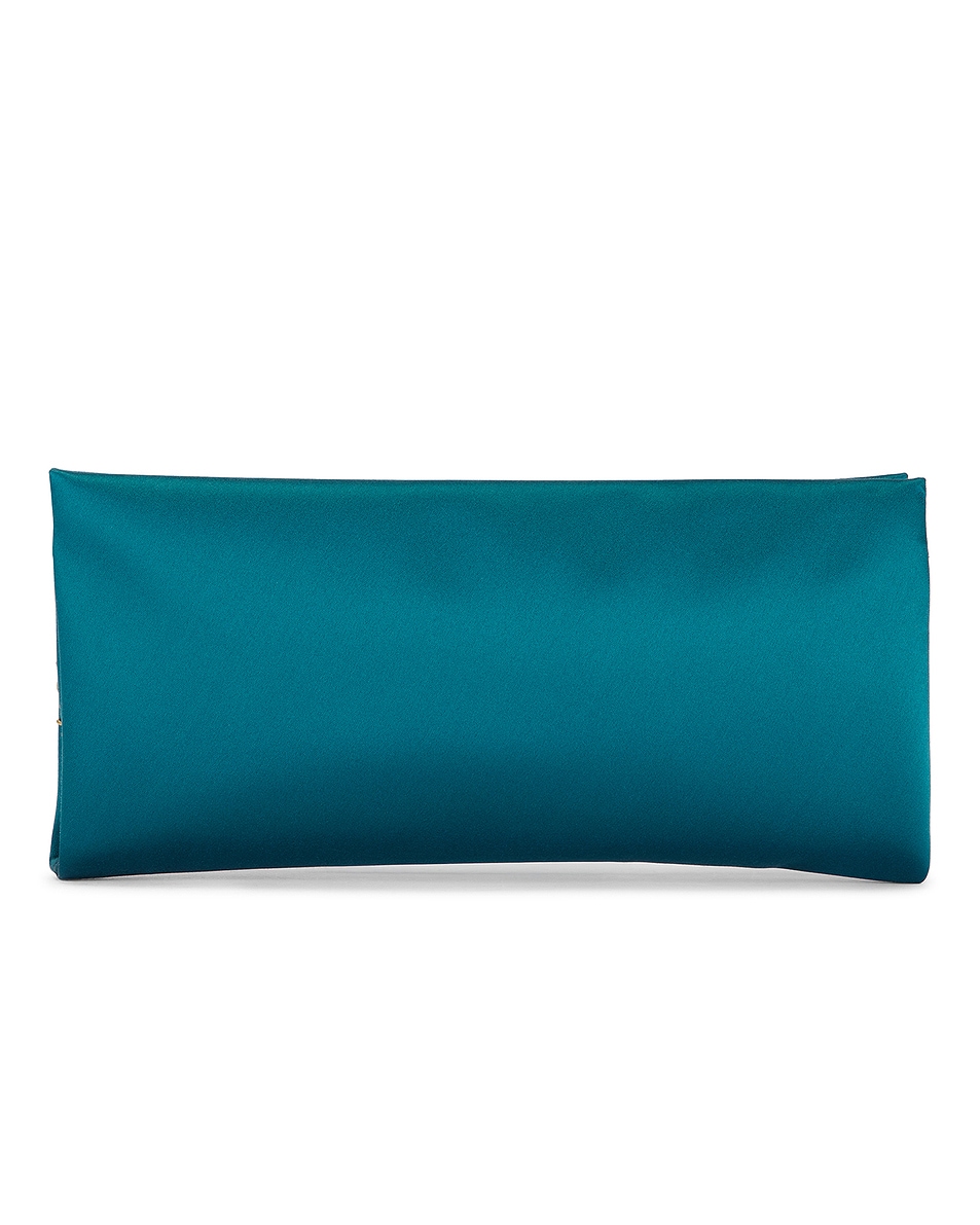 Image 1 of Saint Laurent Supple Pochette in Turchese