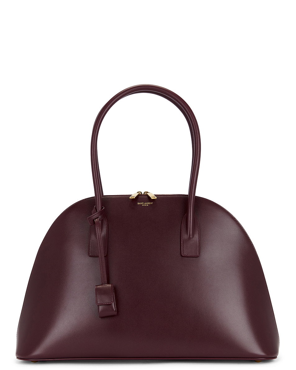 Image 1 of Saint Laurent Sac De Jour Demilune Bag in Hot Wine