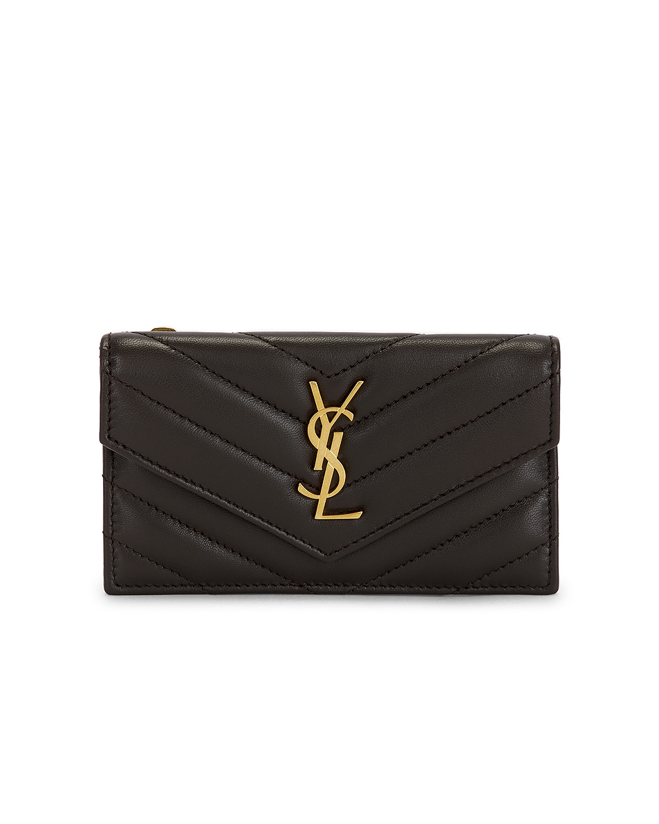 Image 1 of Saint Laurent Cassandre Credit Card Case in Urban Grey