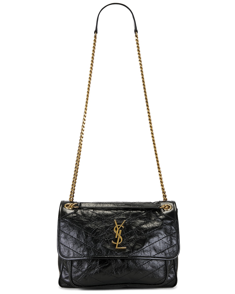 Image 1 of Saint Laurent Medium Niki Chain Bag in Nero