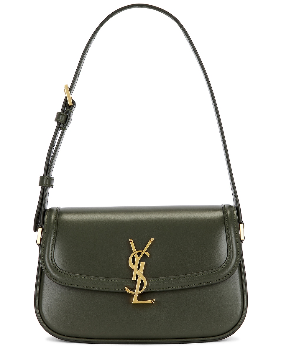 Image 1 of Saint Laurent Mini Solferino Bag in Olive Wood