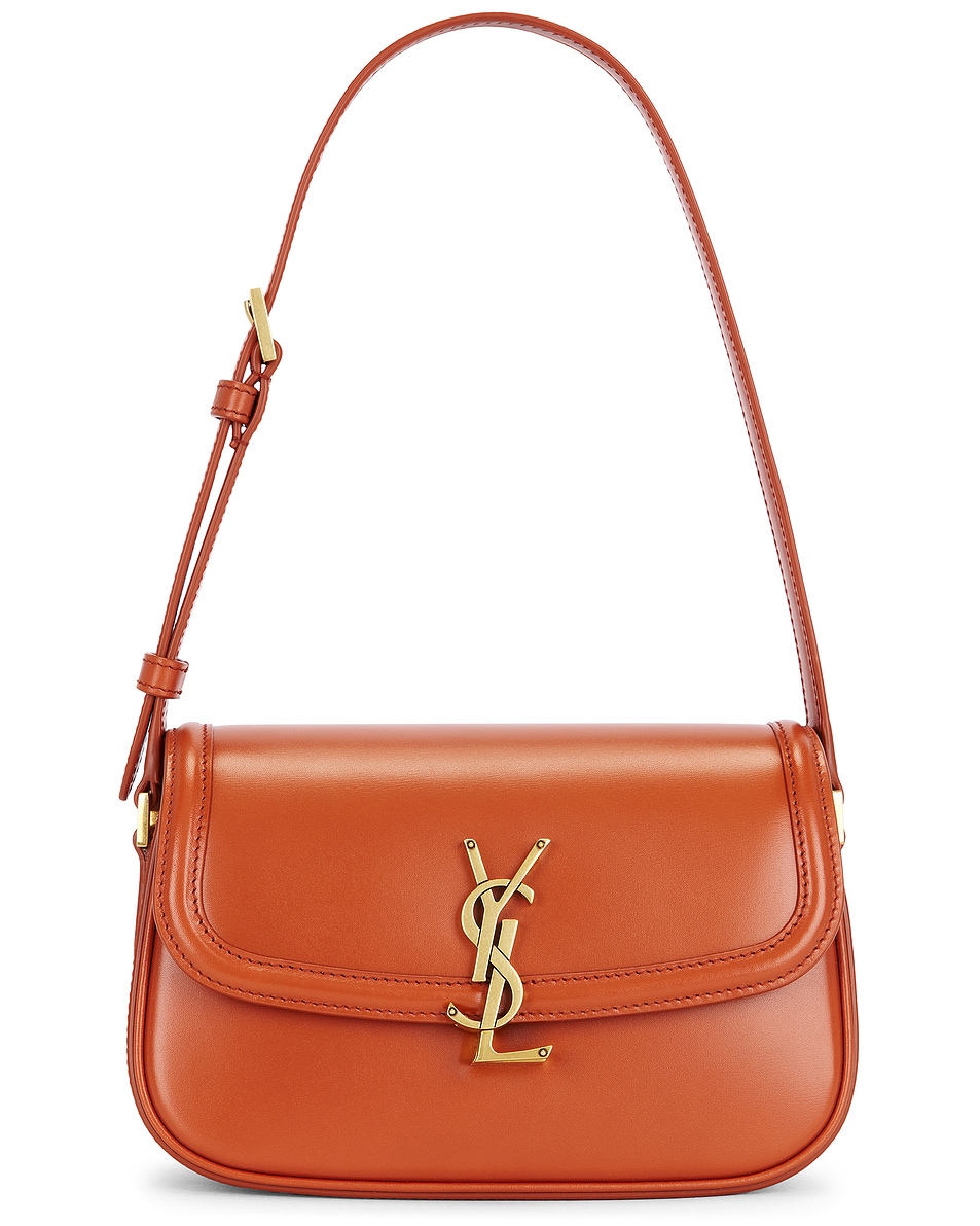 Image 1 of Saint Laurent Mini Solferino Bag in Dark Mandarin