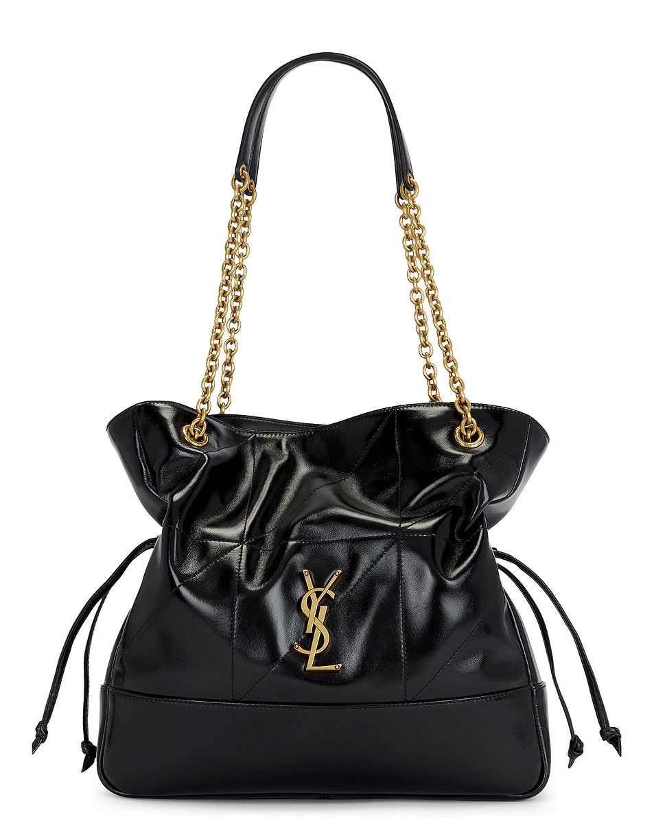 Image 1 of Saint Laurent Small Jamie Shopping Bag in Noir