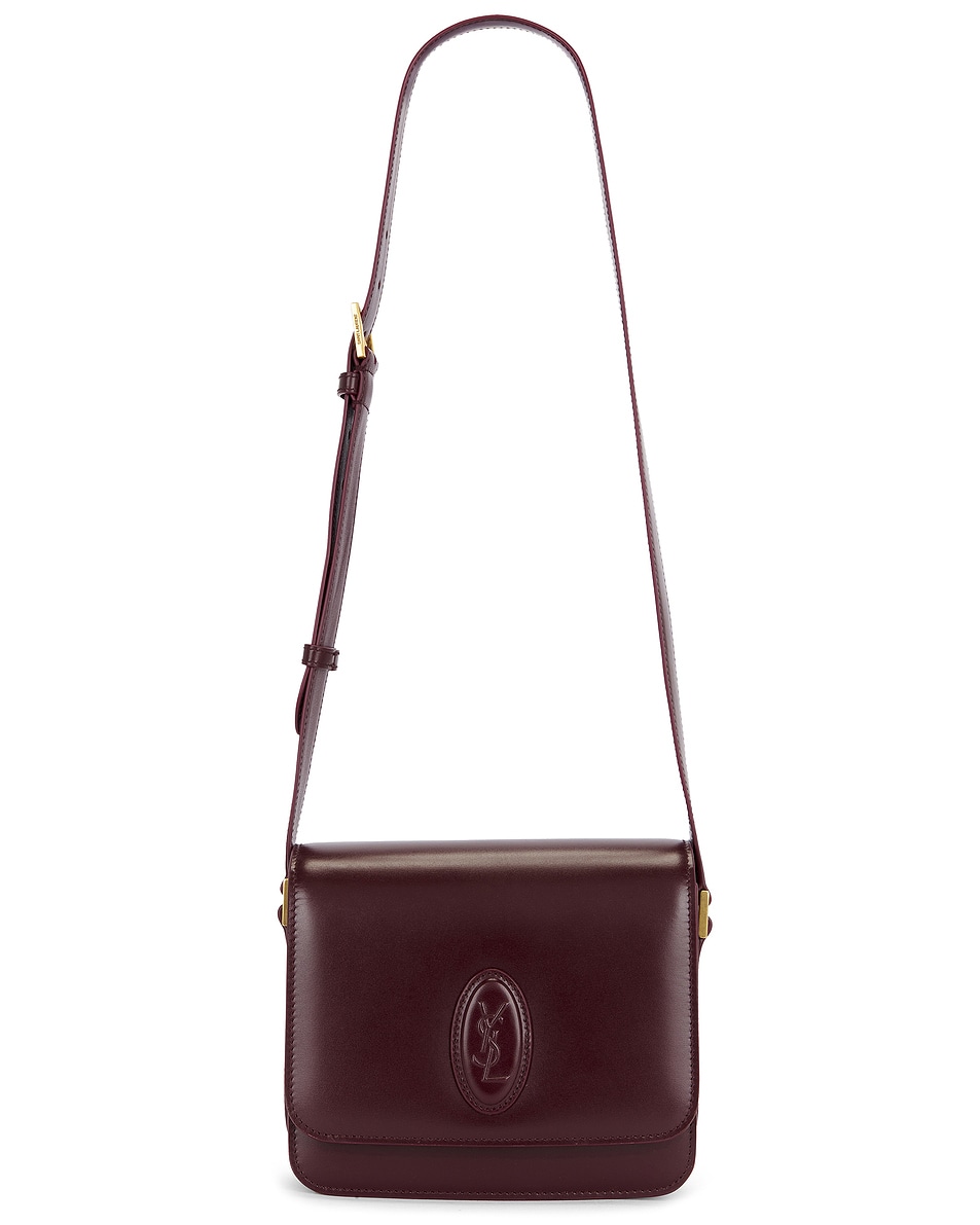 Image 1 of Saint Laurent Medium Le 61 Besace Bag in Hot Wine