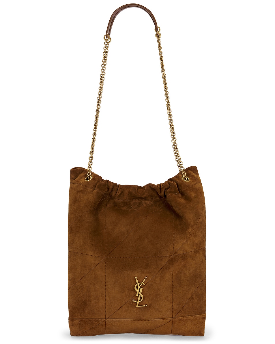 Image 1 of Saint Laurent Jamie Pochon Bag in Orange Caramel Cognac