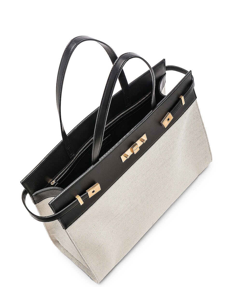 Saint Laurent Medium Manhattan Bag in Black FWRD