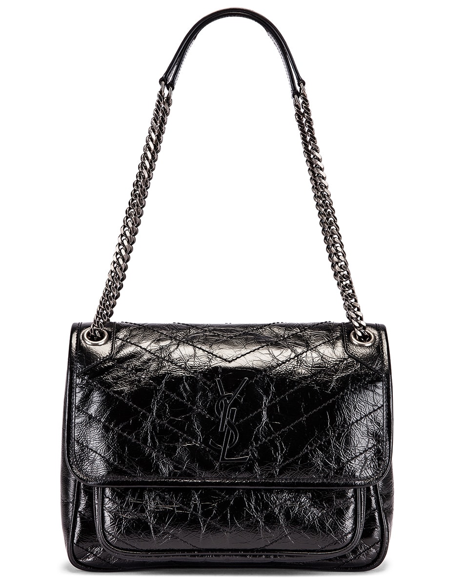 Saint Laurent Medium Niki Chain Bag in Black | FWRD