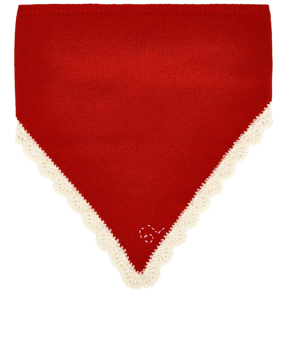 Image 1 of Sandy Liang Peck Bonnet in Red