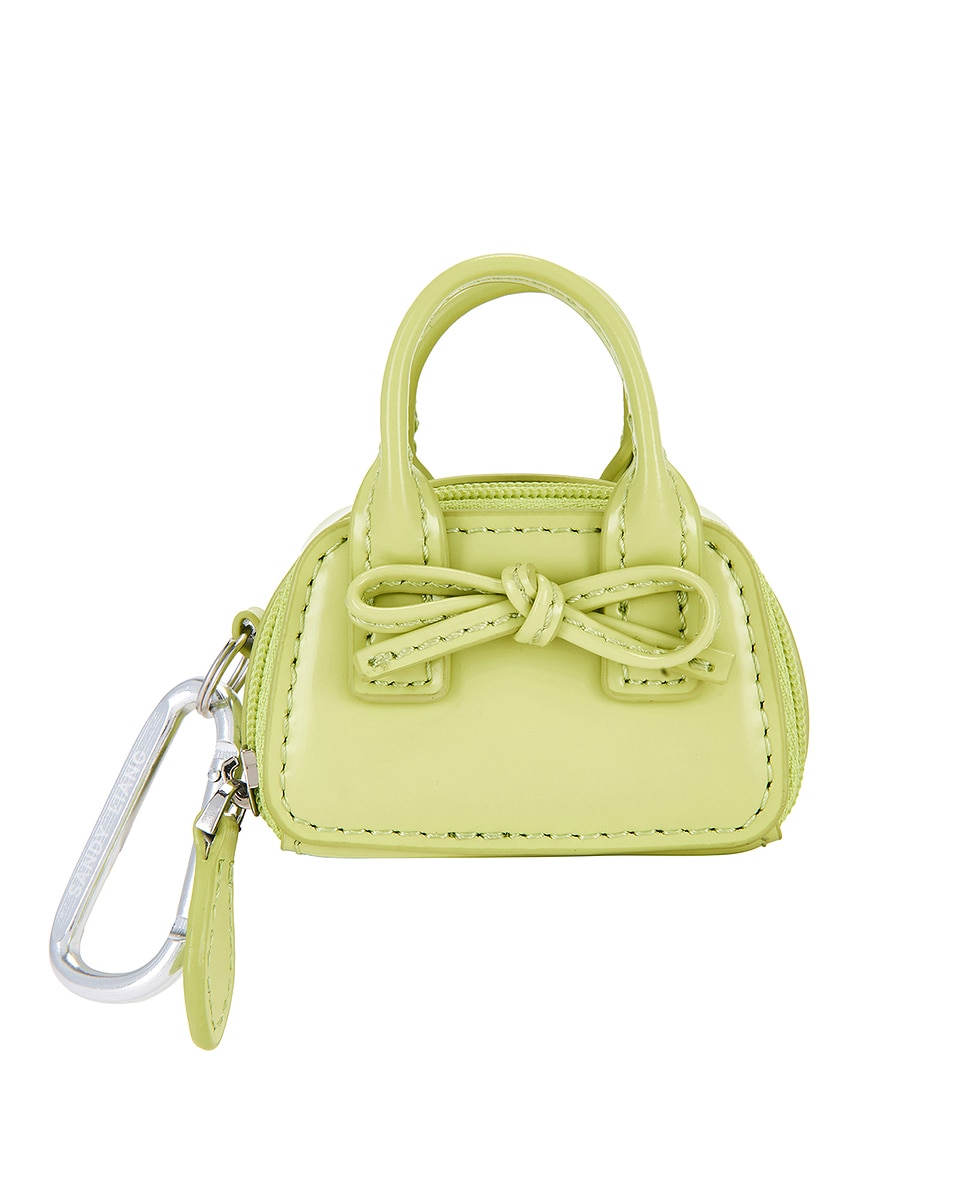Image 1 of Sandy Liang Mini Secure Bag Key Chain in Matcha