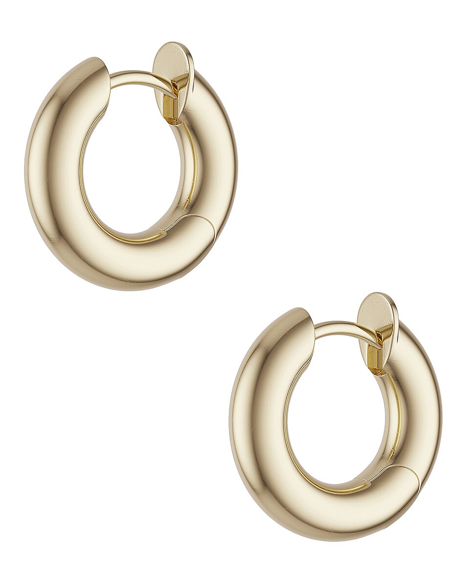 Image 1 of Spinelli Kilcollin Mini Micro Hoop Earrings in 18K Yellow Gold