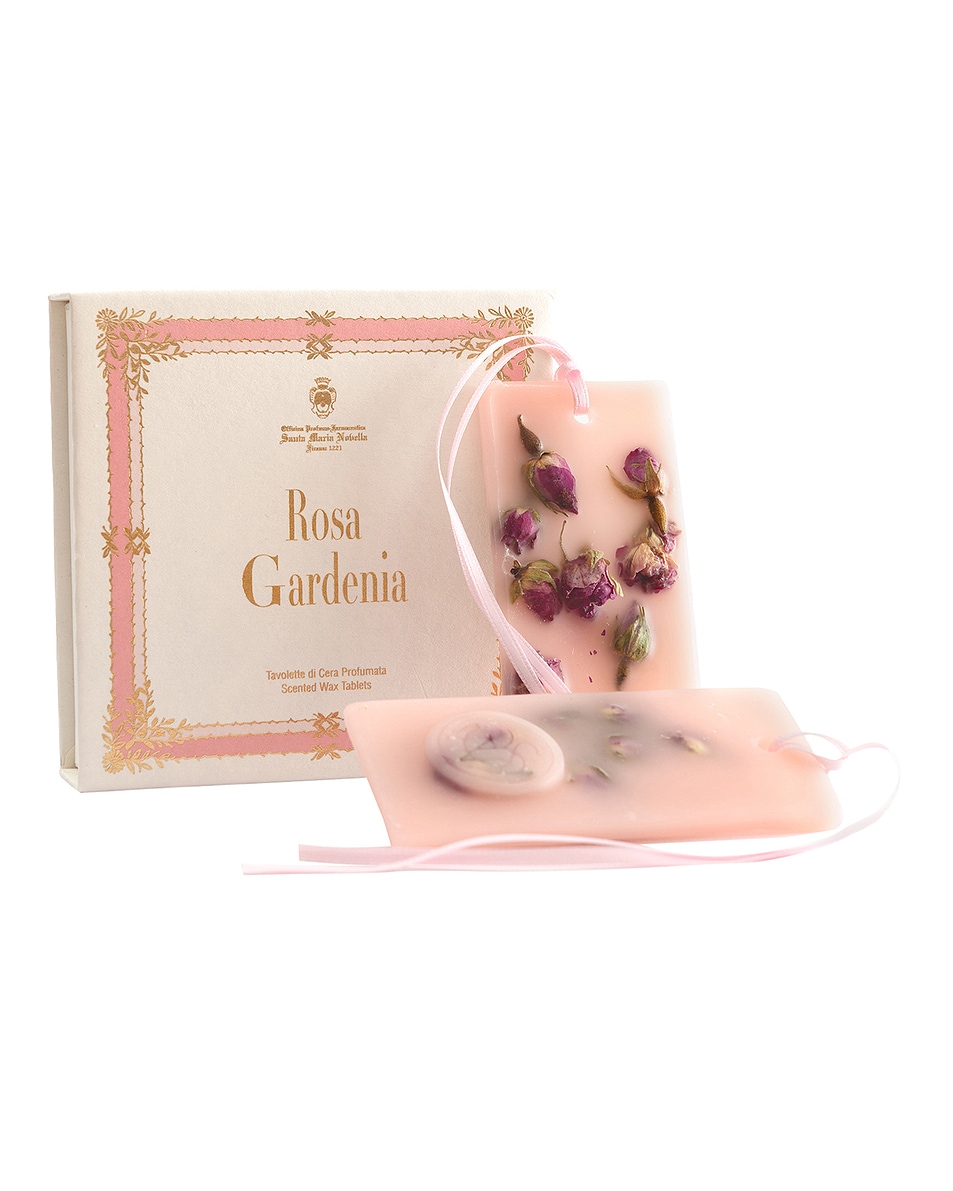 Image 1 of Santa Maria Novella Rosa Gardenia Wax Tablets 2 Pcs in 