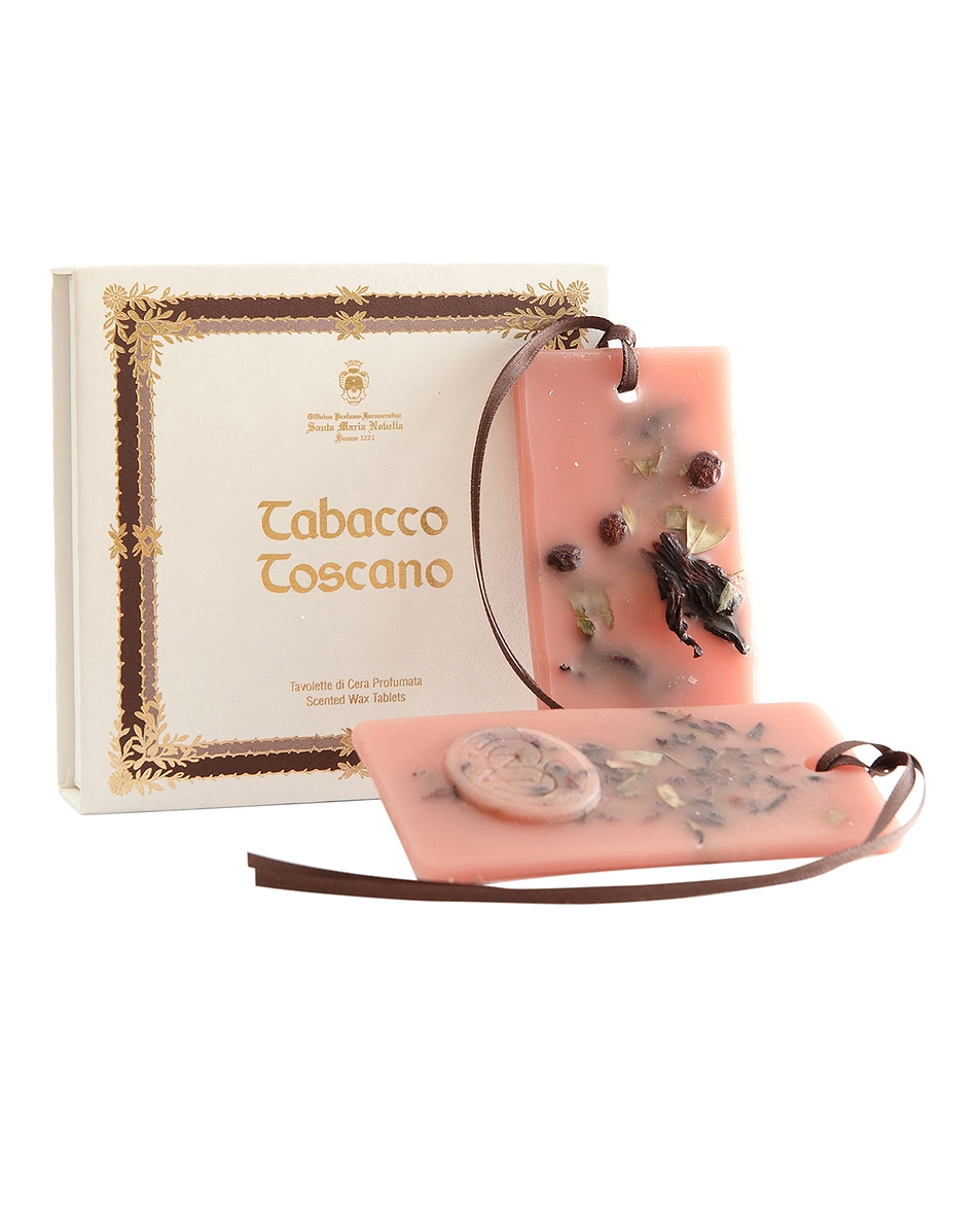 Image 1 of Santa Maria Novella Tabacco Toscano Wax Tablets 2 Pcs in 