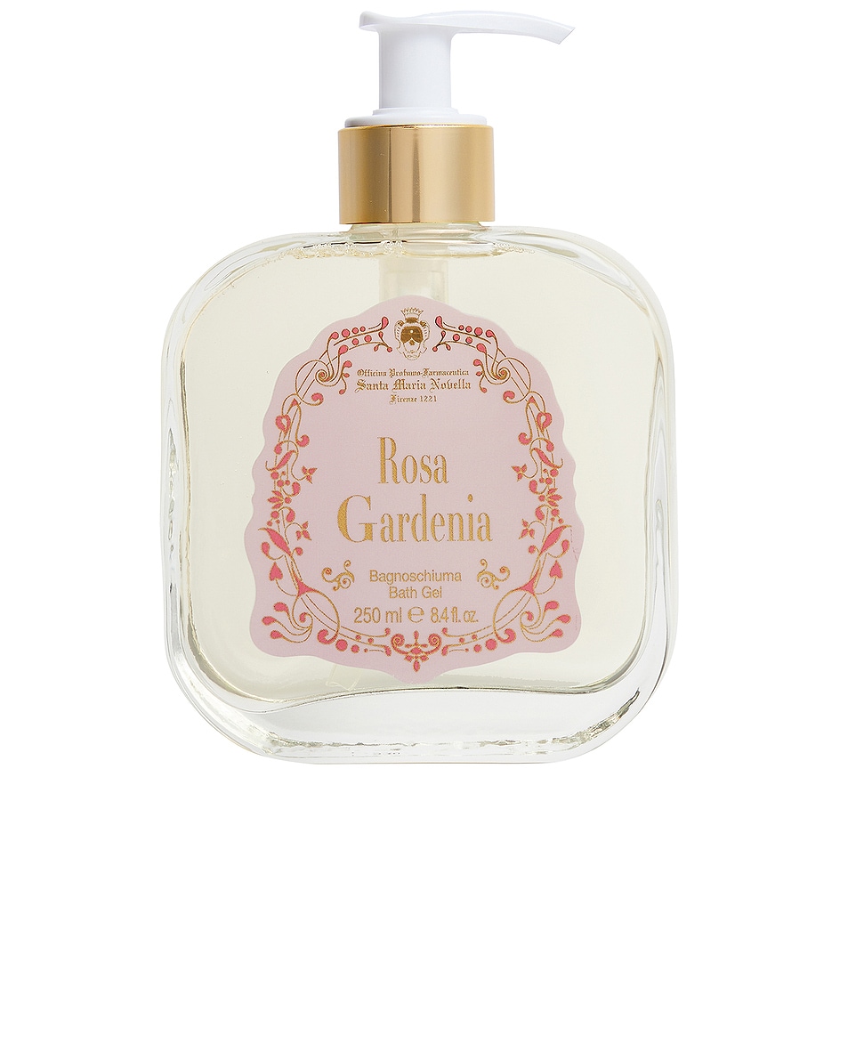 Image 1 of Santa Maria Novella Rosa Gardenia Bath Gel in 