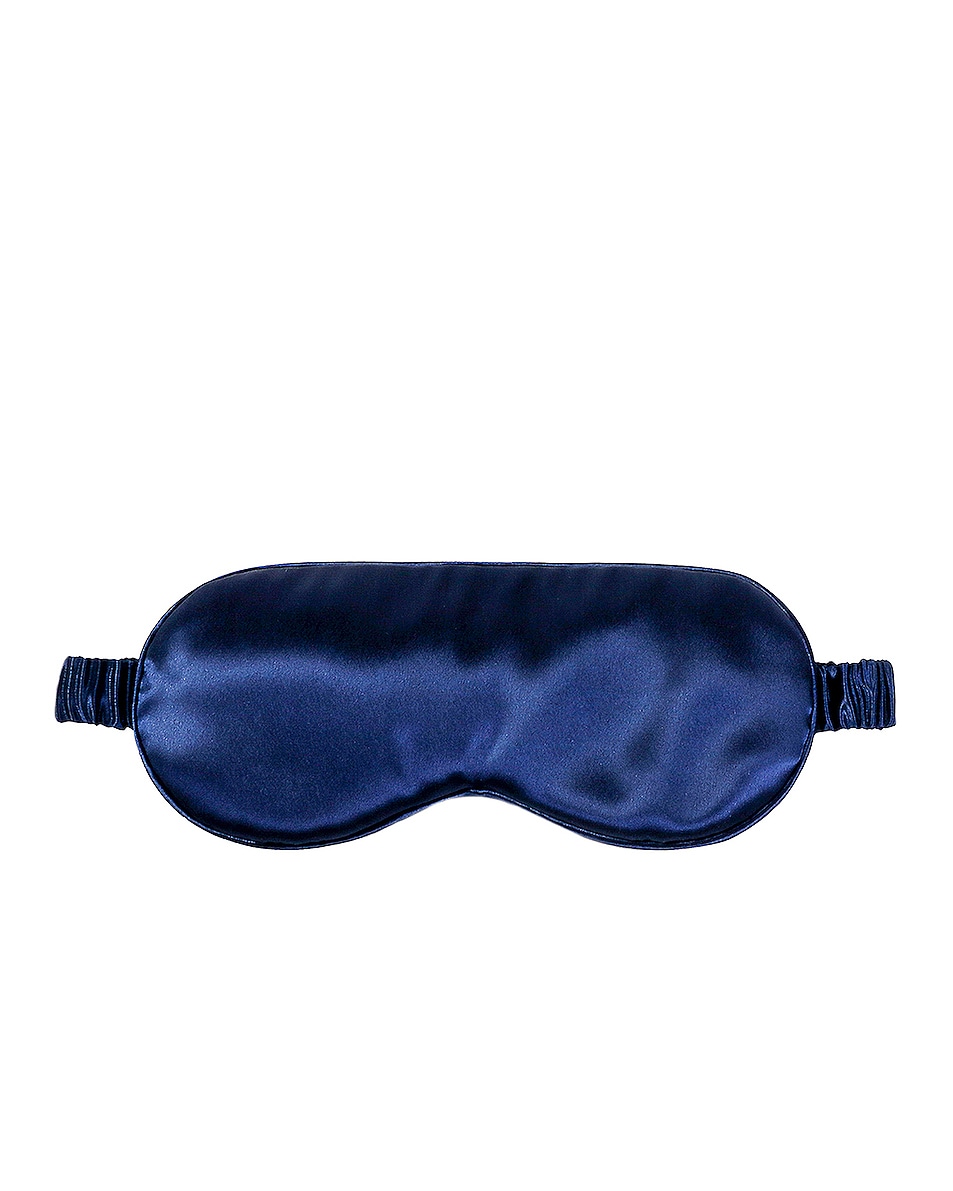 Image 1 of slip Pure Silk Sleep Mask in Navy
