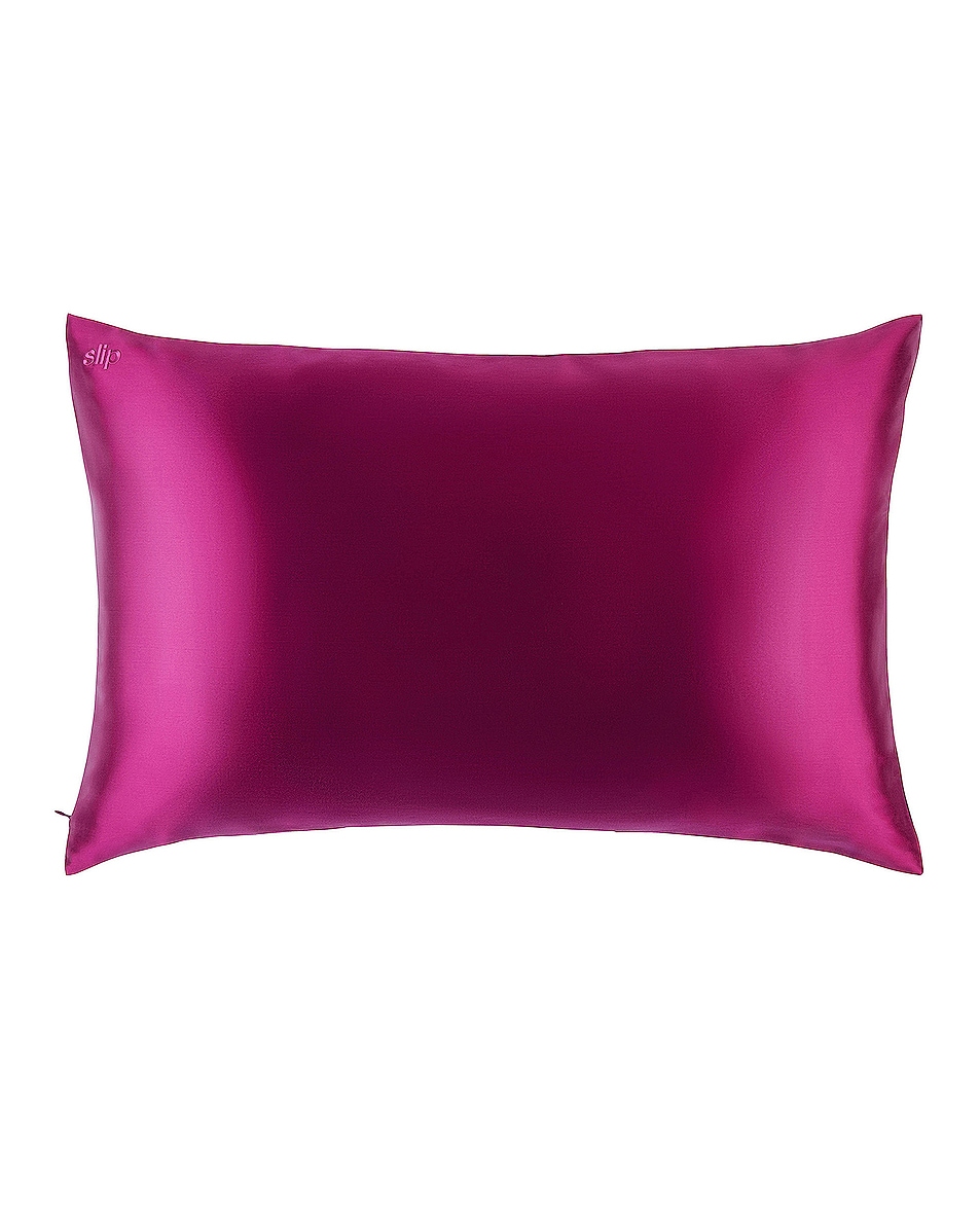 Image 1 of slip Pure Silk Queen Pillowcase in Ultra Violet
