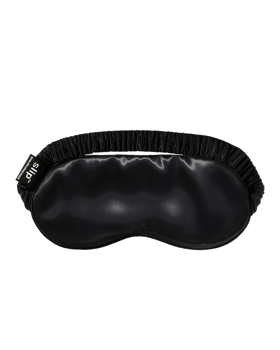 Image 1 of slip Pure Silk Sleep Mask in Black