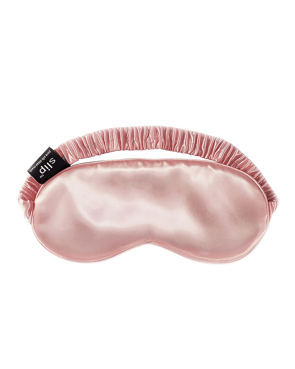 Image 1 of slip Pure Silk Sleep Mask in Pink