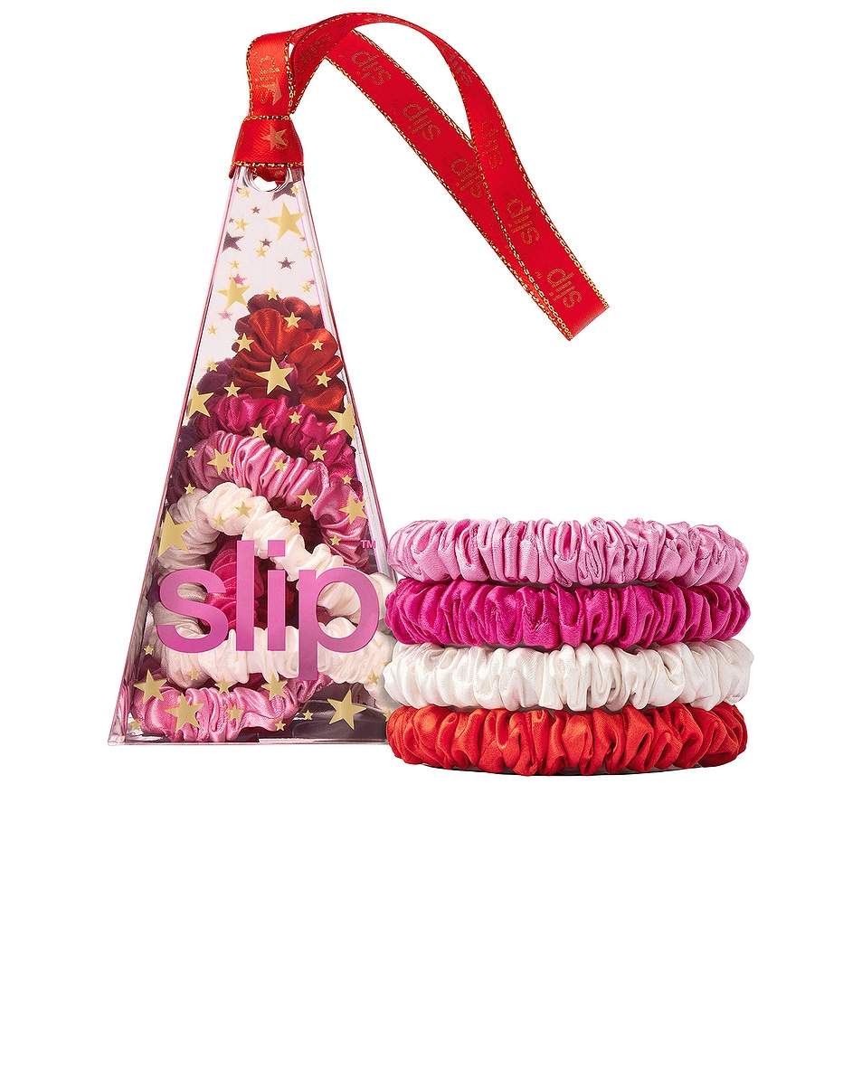 Image 1 of slip Skinny Scrunchie Ornament Set in Aggie