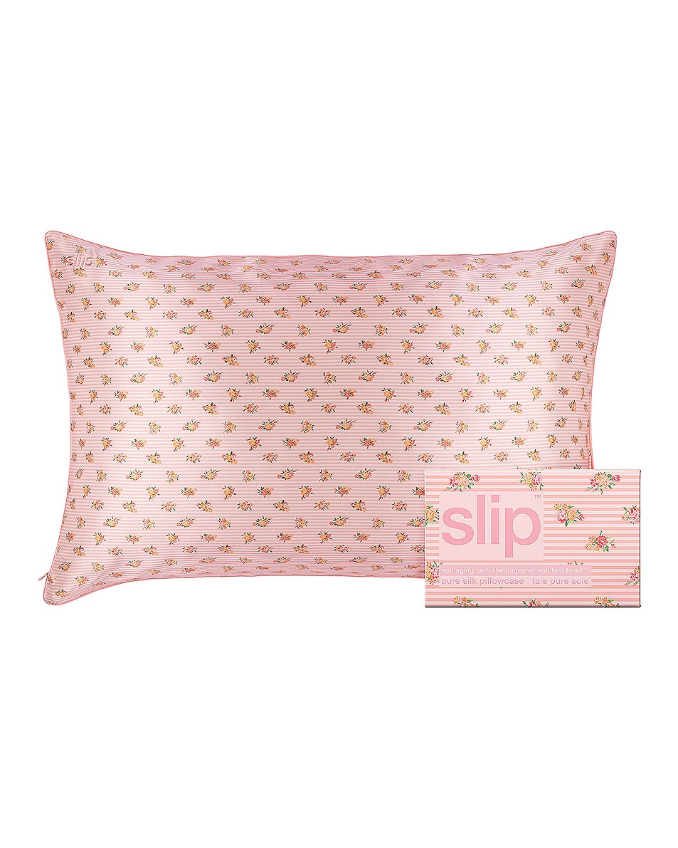 Image 1 of slip Queen Pillowcase in Petal