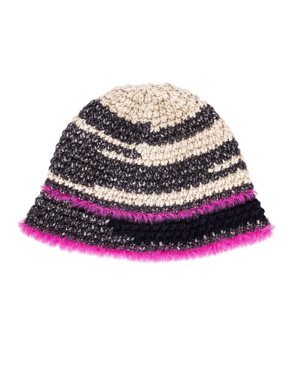 Image 1 of Stella McCartney Knit Bucket Hat in Multicolor