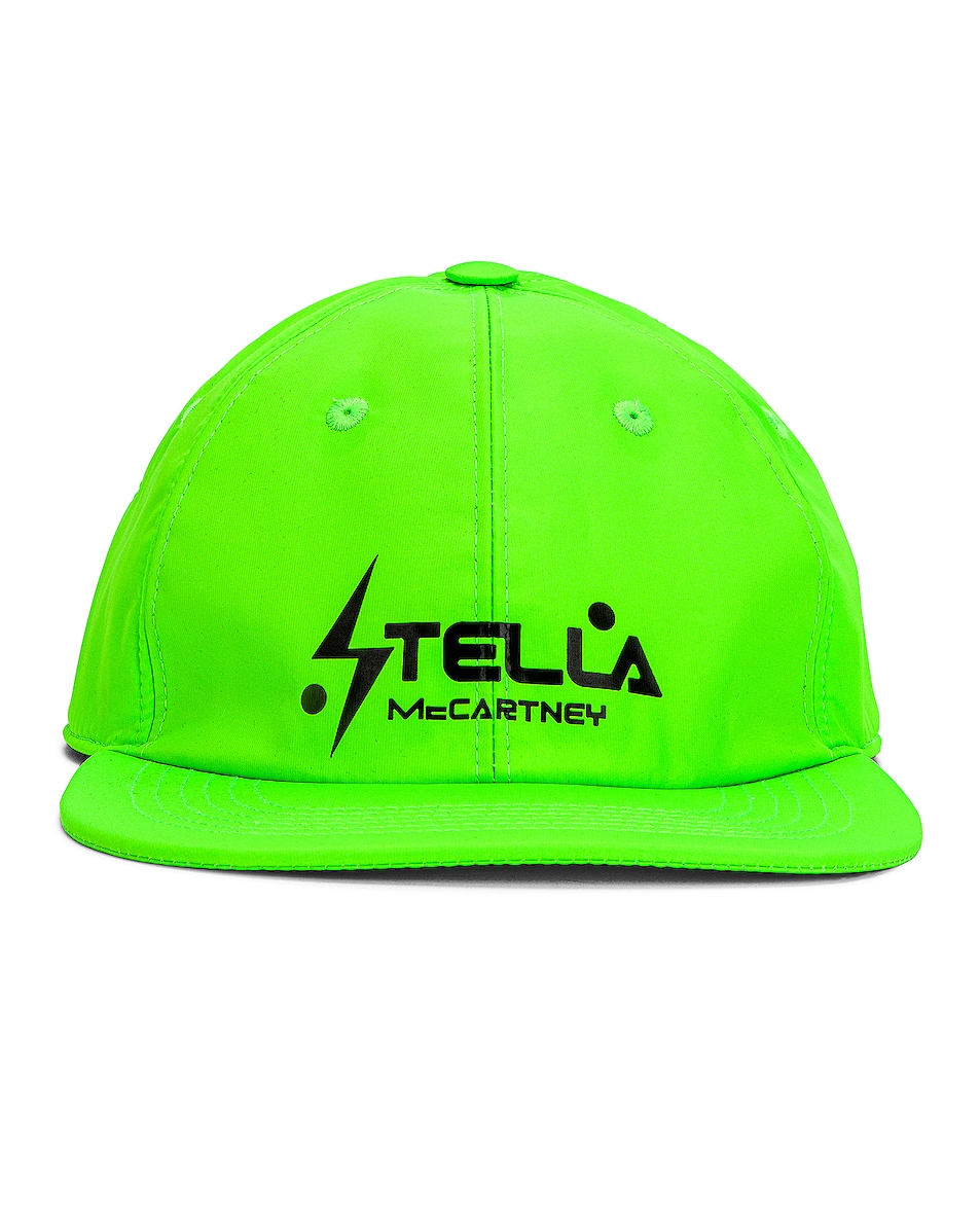 Image 1 of Stella McCartney Cotton Hat in Bright Green