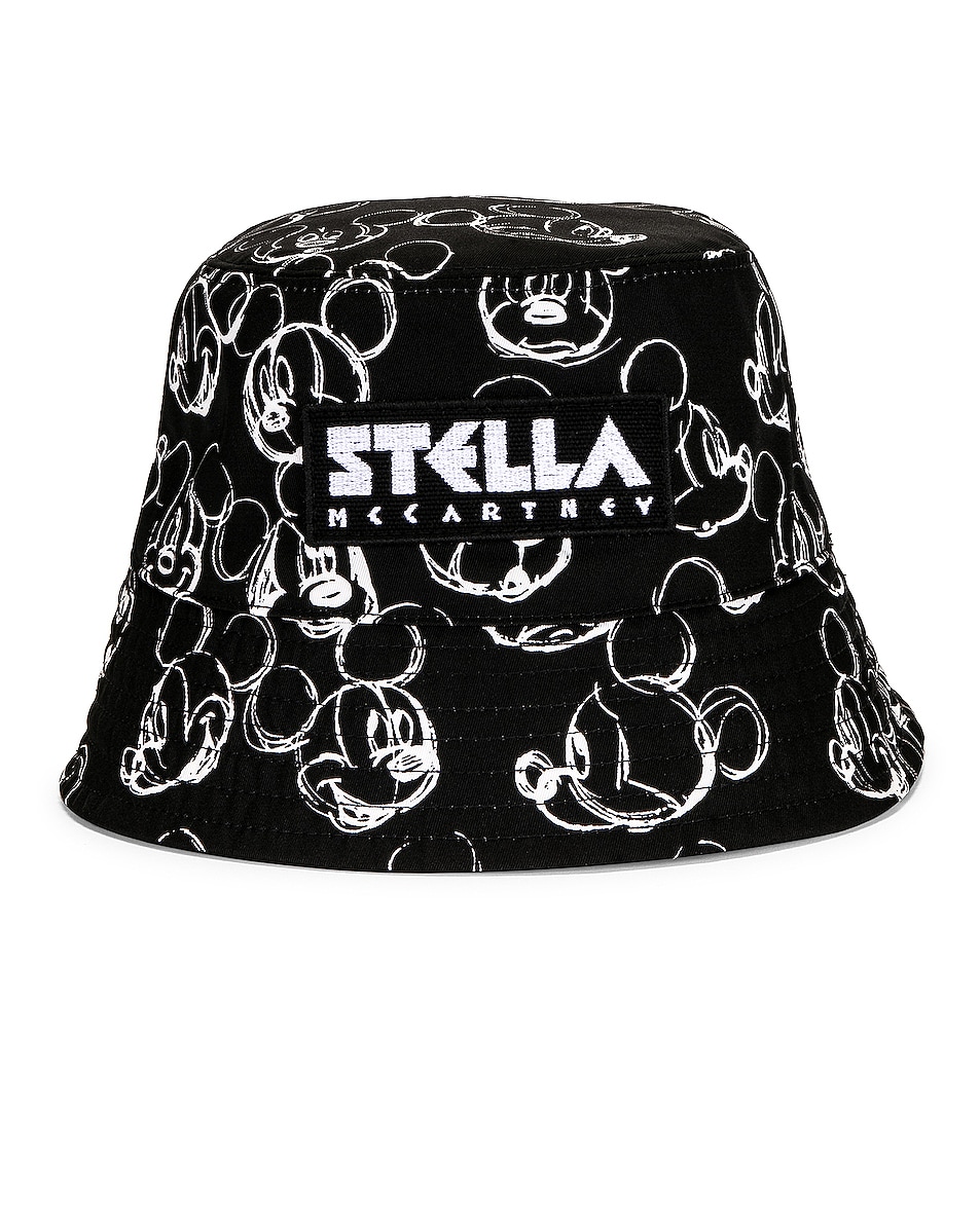 Image 1 of Stella McCartney Nylon Bucket Hat in Black