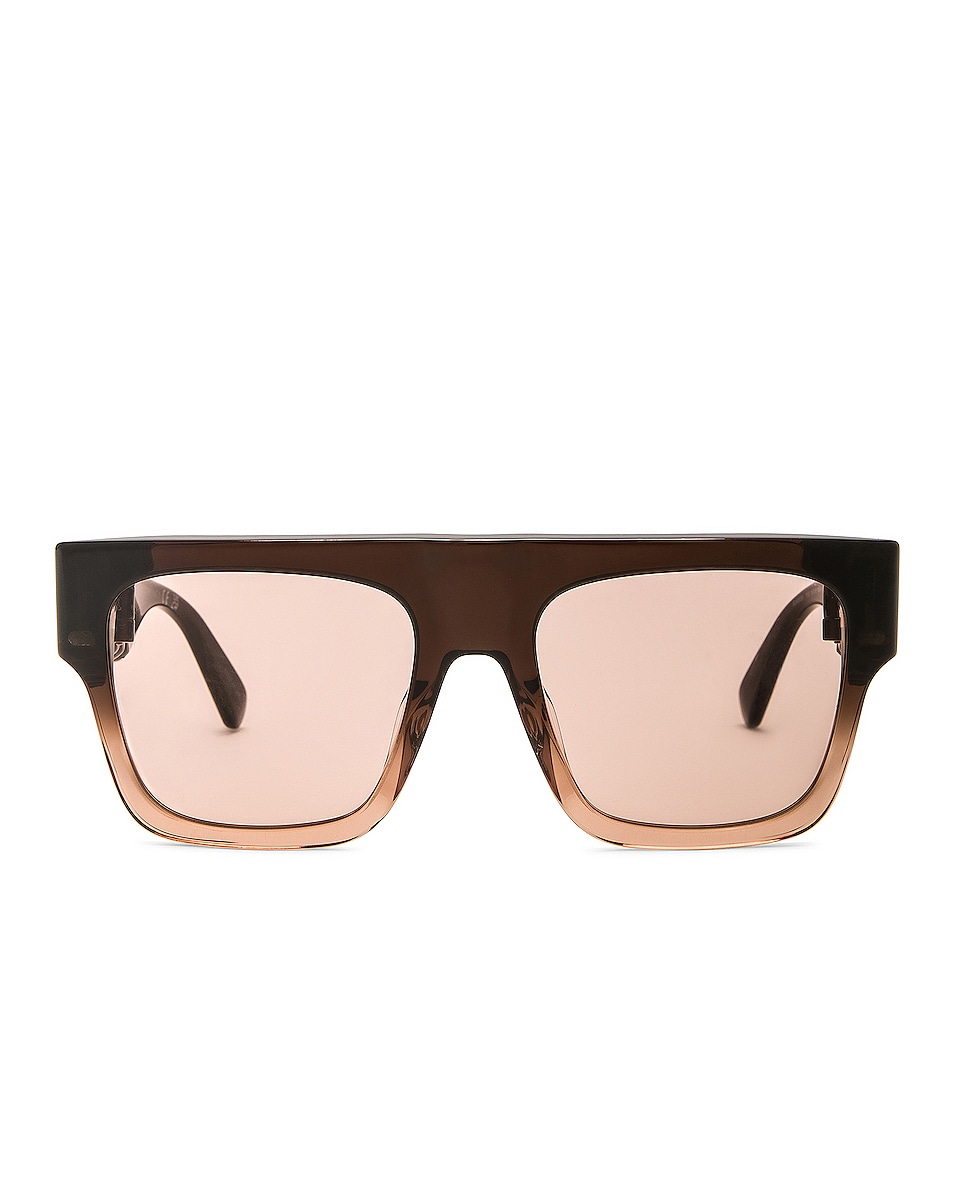 Image 1 of Stella McCartney Square Sunglasses in Transparent Brown