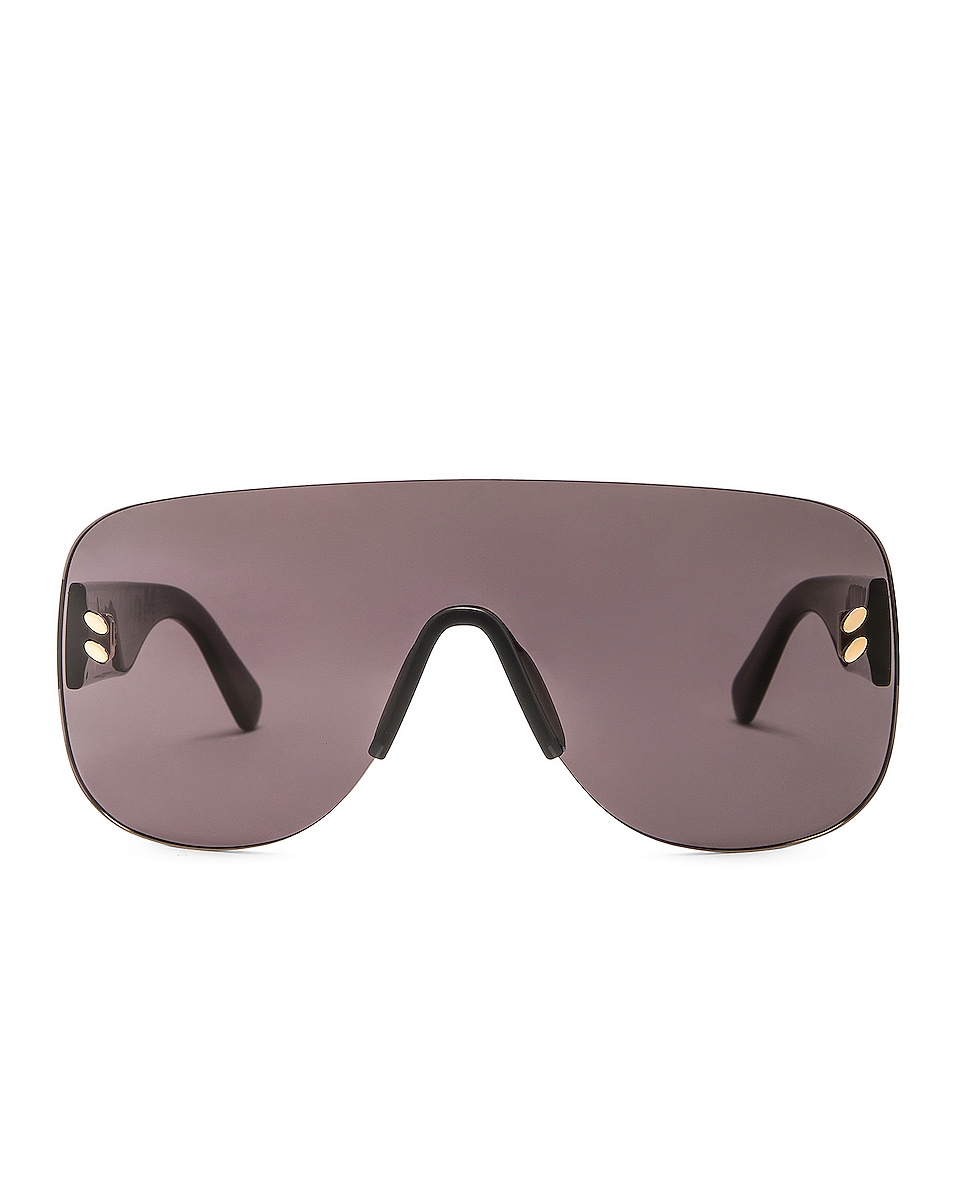Image 1 of Stella McCartney Aviator Sunglasses in Transparent Grey