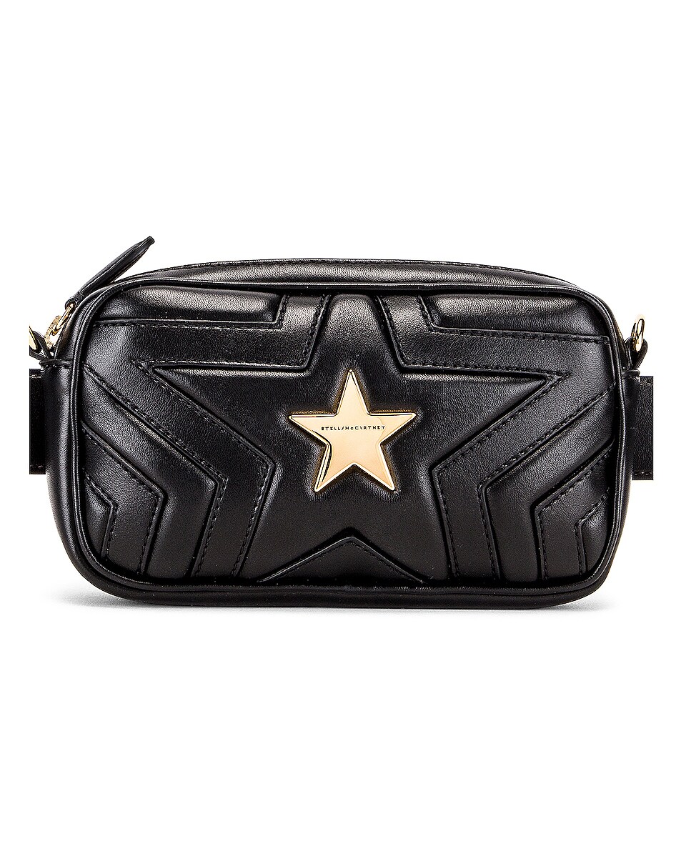 Image 1 of Stella McCartney Star Bum Bag in Black