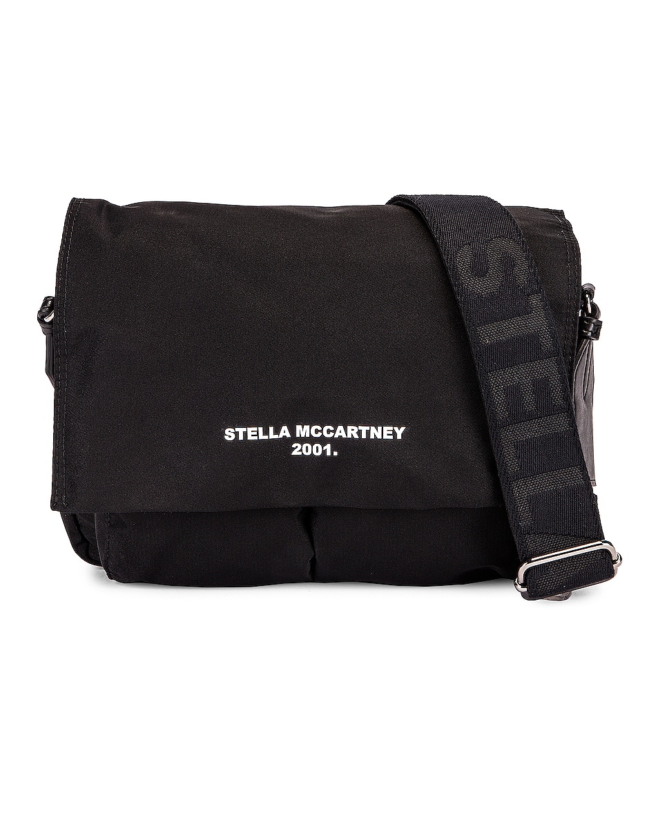 Image 1 of Stella McCartney Medium Shoulder Bag in Black & White
