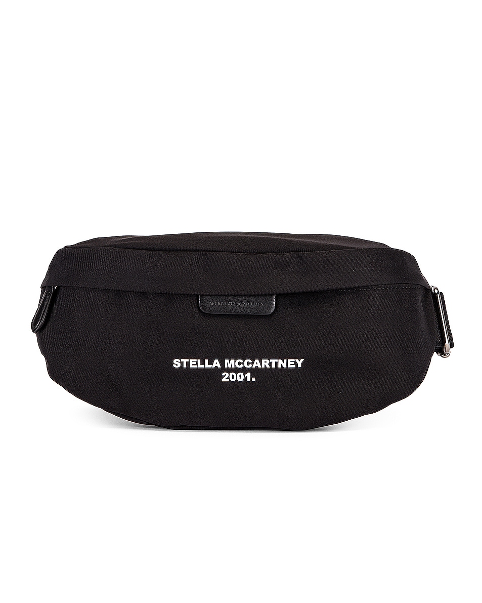 Image 1 of Stella McCartney Nylon Falabella Bum Bag in Black & White