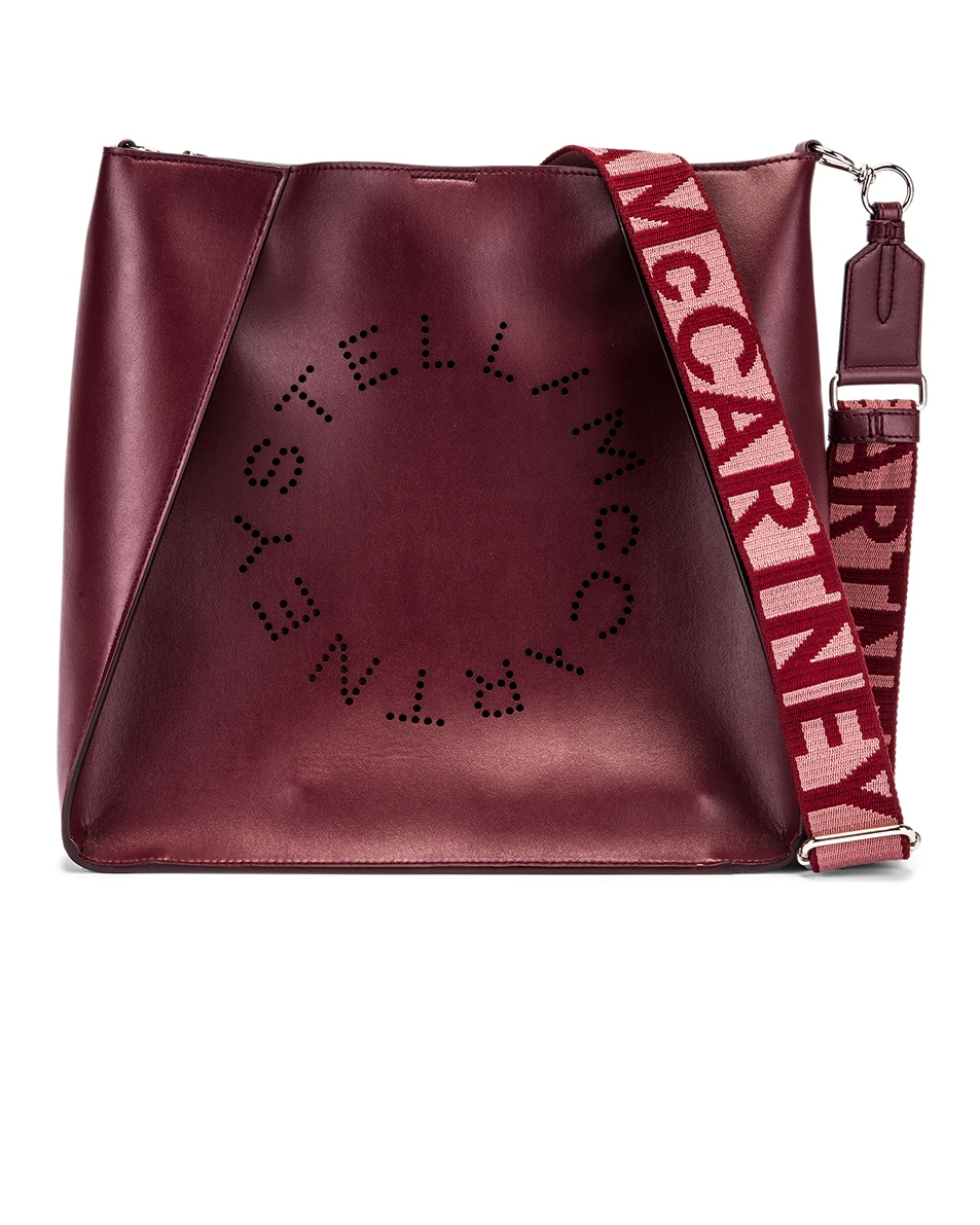 Image 1 of Stella McCartney Medium Crossbody Bag in Wine