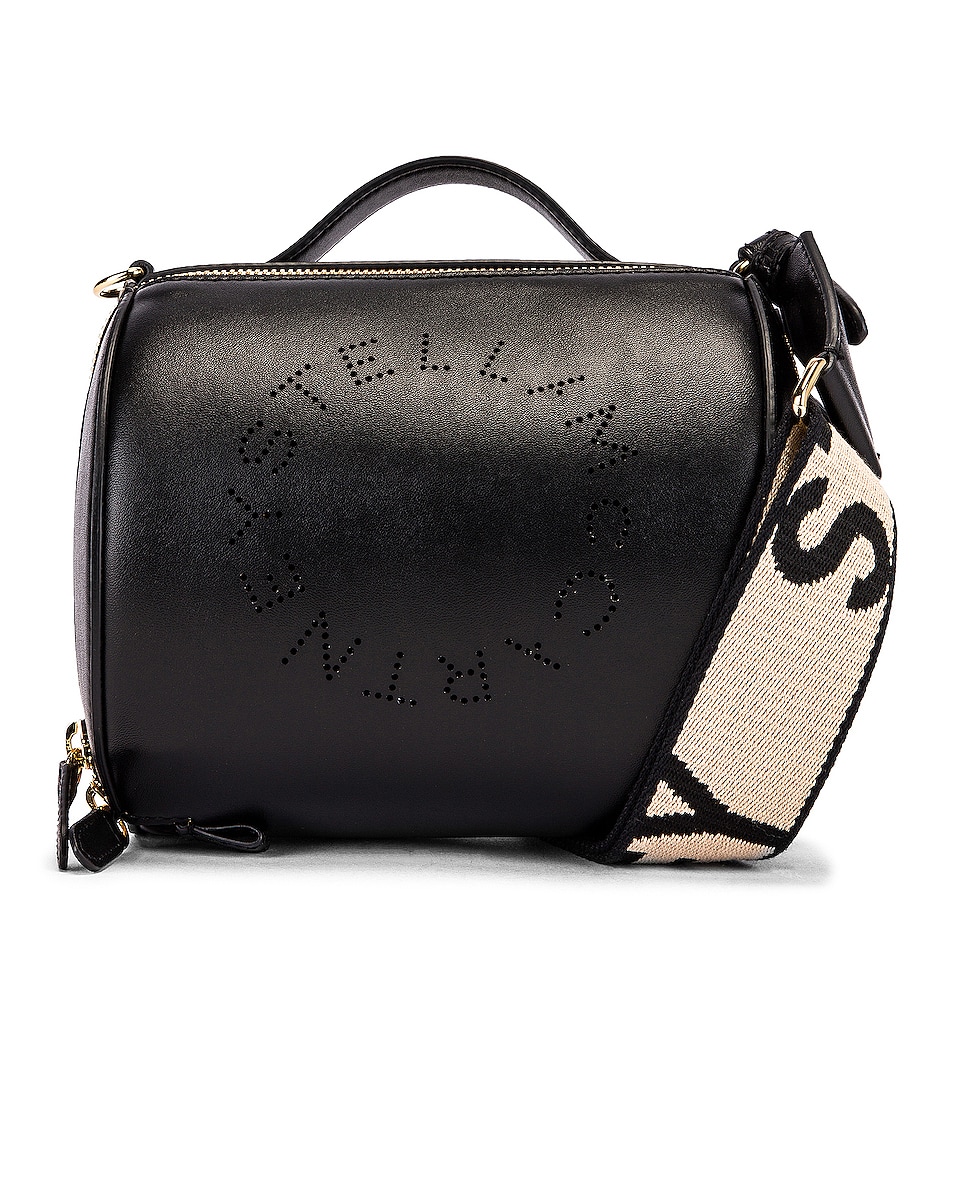 Stella McCartney Small Zip Around Shoulder Bag in Black | FWRD