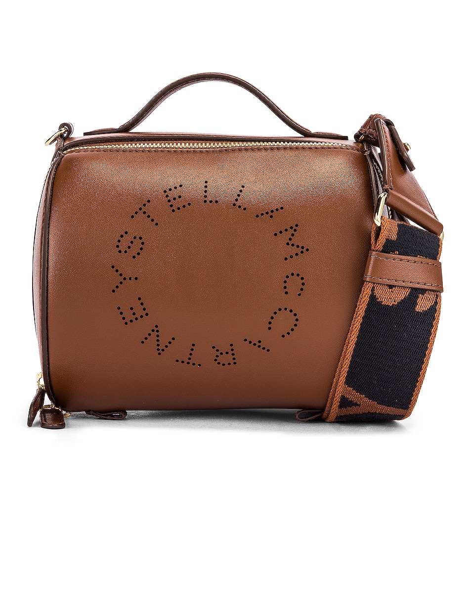 Image 1 of Stella McCartney Small Zip Around Shoulder Bag in Cinnamon