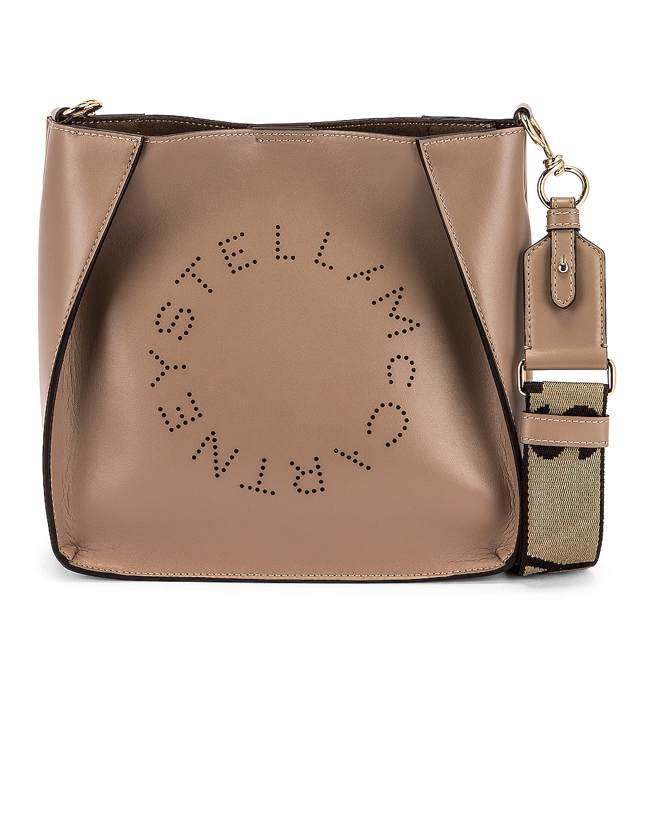 Image 1 of Stella McCartney Mini Logo Crossbody Bag in Moss