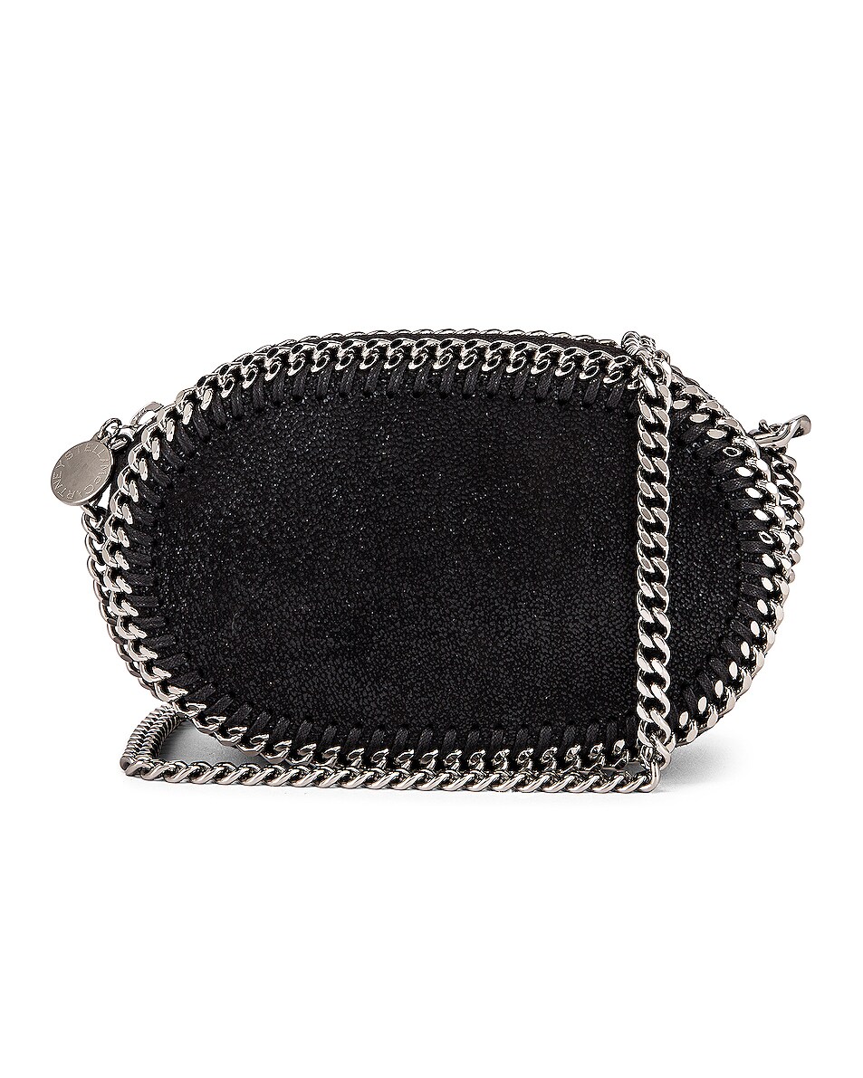 Image 1 of Stella McCartney Falabella Zip Shoulder Bag in Black