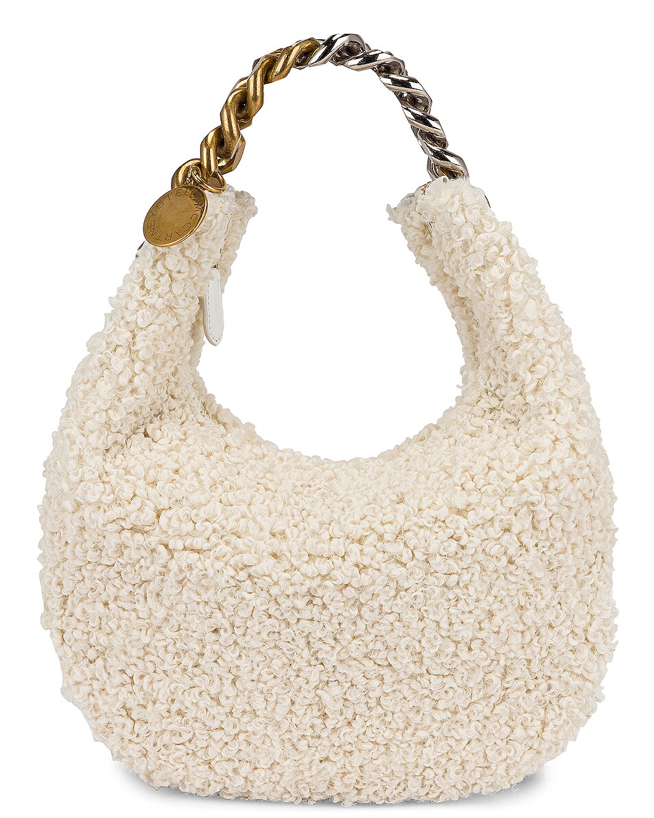 Image 1 of Stella McCartney Small Chain Shoulder Bag in White
