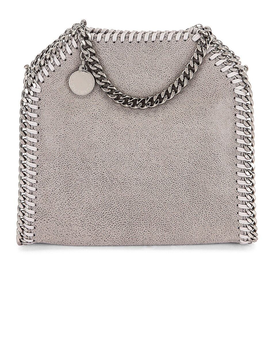 Image 1 of Stella McCartney Tiny Shaggy Deer Falabella Tote in Light Grey