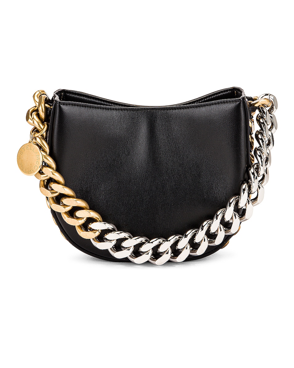 Image 1 of Stella McCartney Small Chain Shoulder Bag in Black