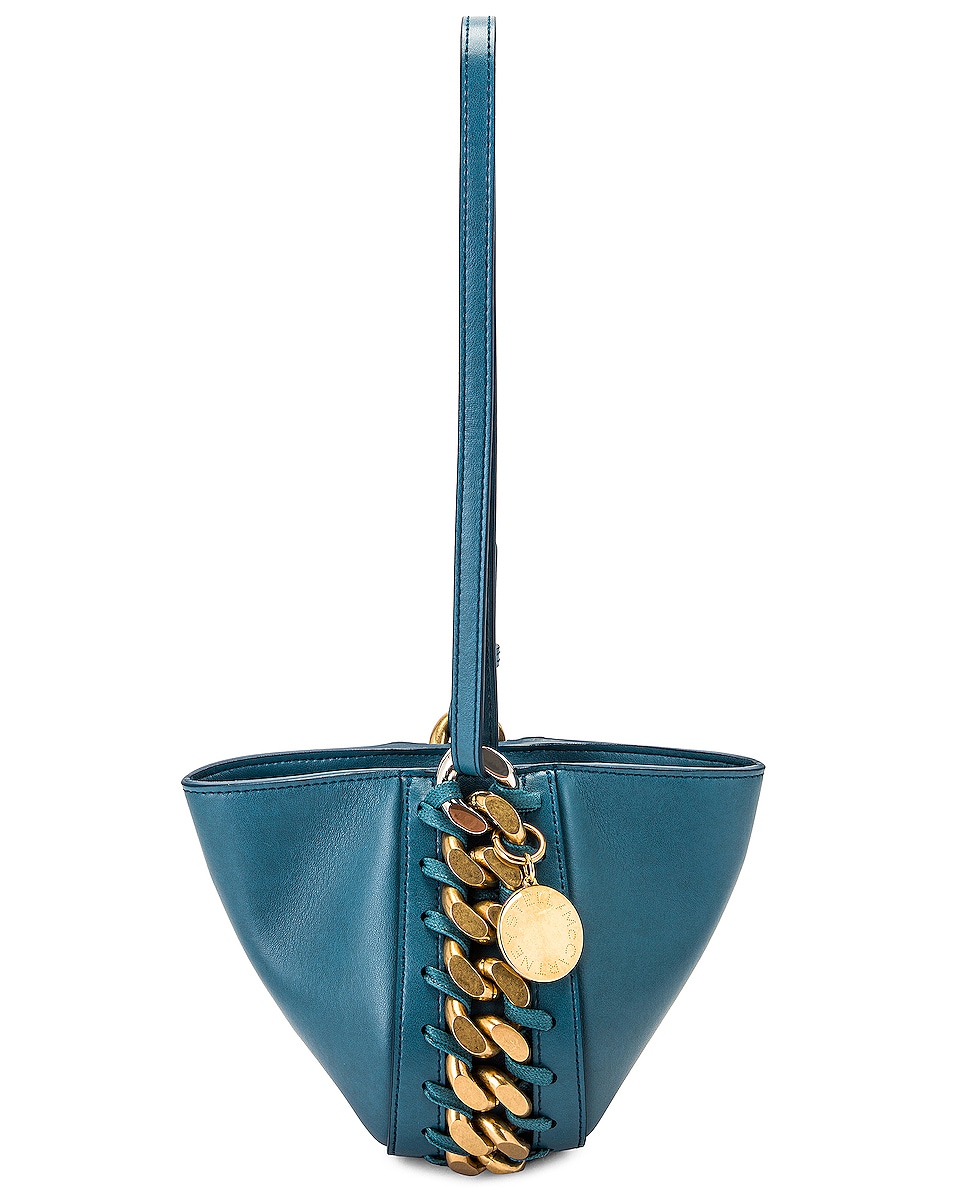 Image 1 of Stella McCartney Soft Chain Clutch in Teal