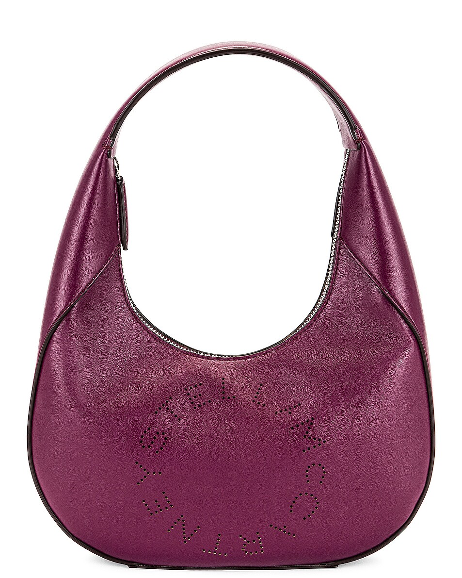 Image 1 of Stella McCartney Small Logo Shoulder Bag in Violet