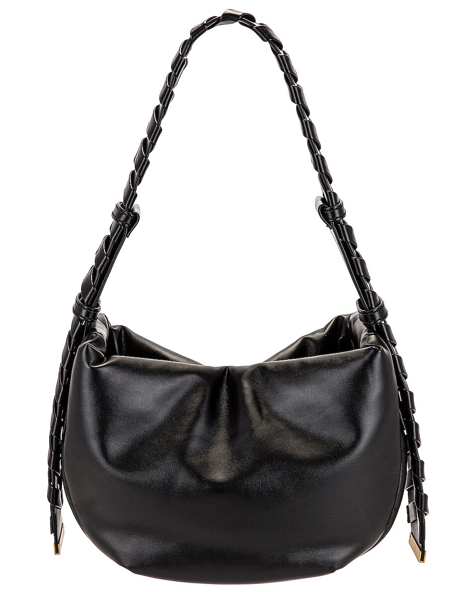 Image 1 of Stella McCartney Small Puffer Hobo Bag in Black