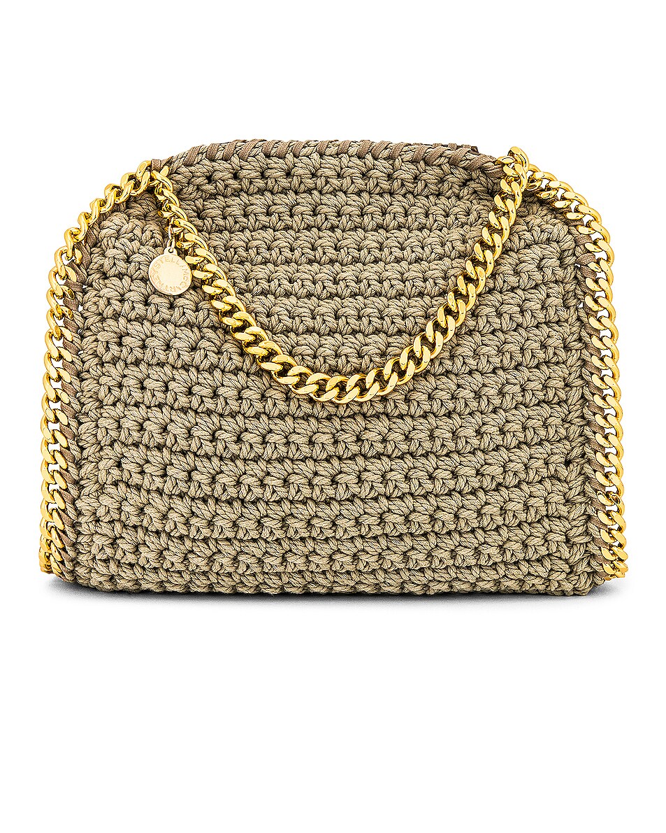 Image 1 of Stella McCartney Mini Crochet Falabella Bag in Taupe