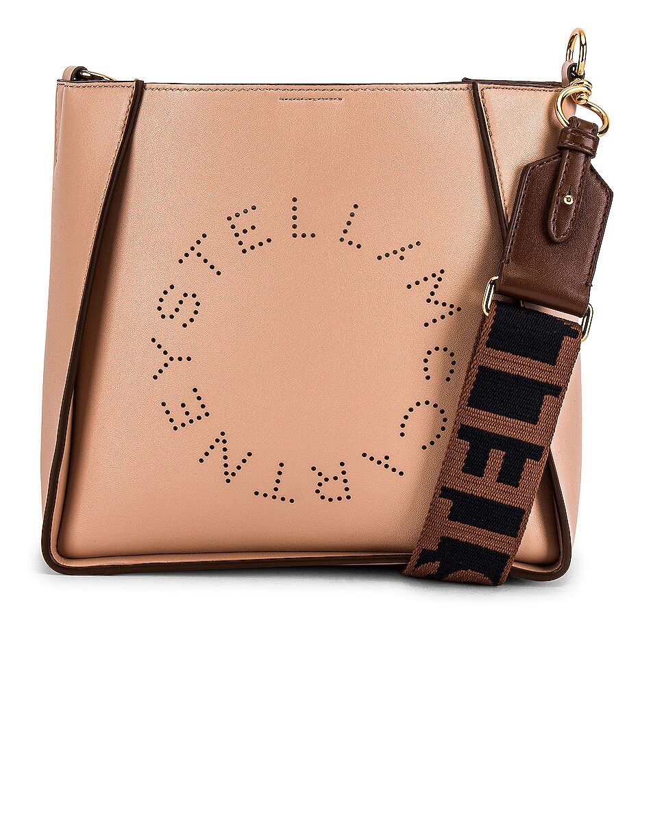 Image 1 of Stella McCartney Mini Logo Crossbody Bag in Blush