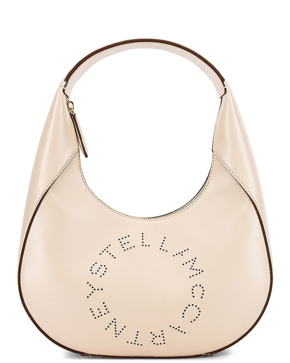 Image 1 of Stella McCartney Small Logo Shoulder Bag in Pure White