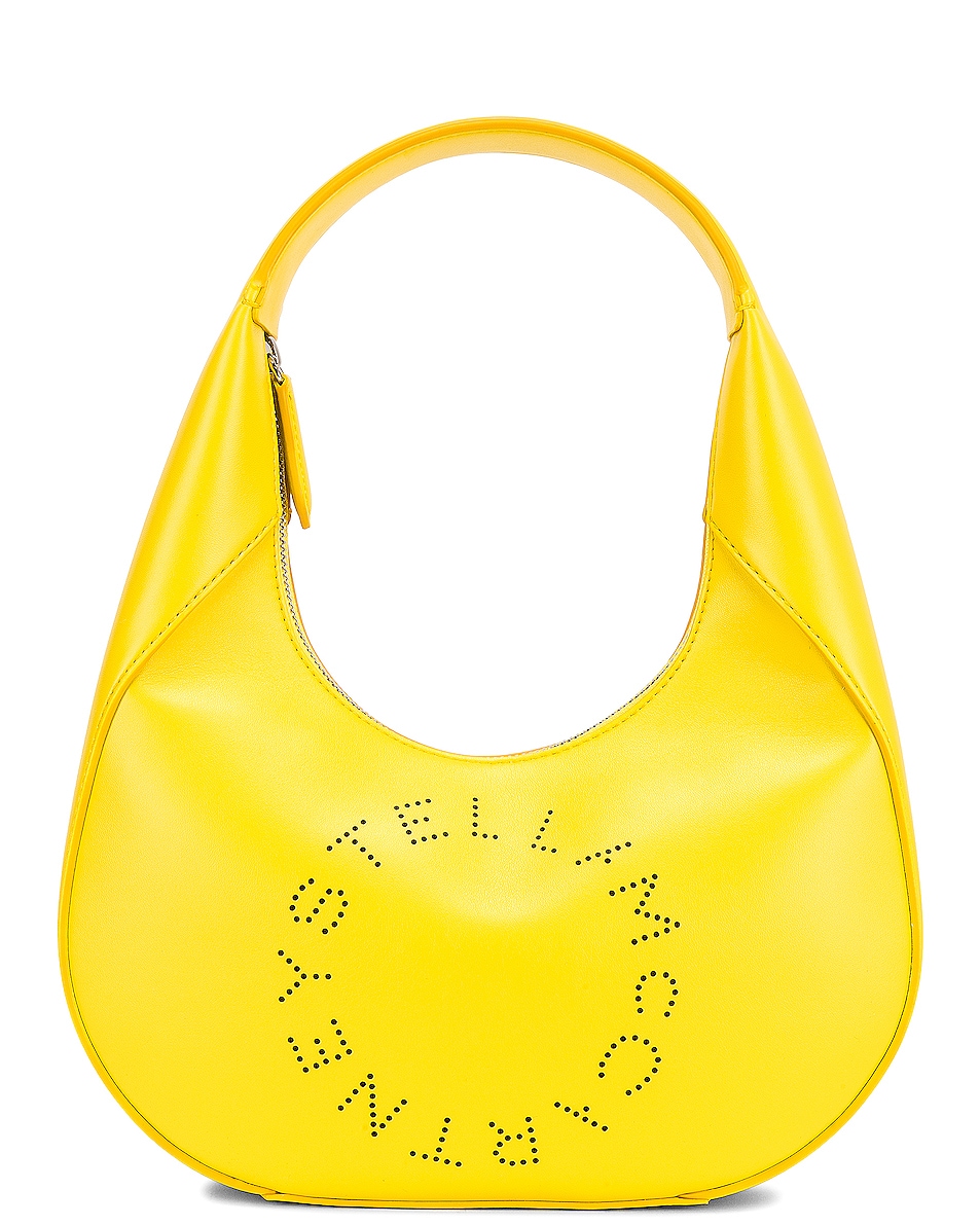 Image 1 of Stella McCartney Small Logo Shoulder Bag in Citrus
