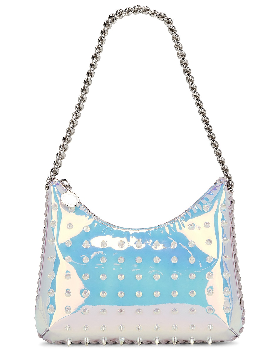 Stella McCartney Mini Zip Spike Stud Falabella Shoulder Bag in ...