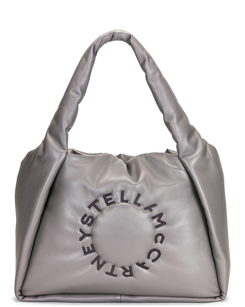 Image 1 of Stella McCartney Padded Logo Tote Bag in Smoke