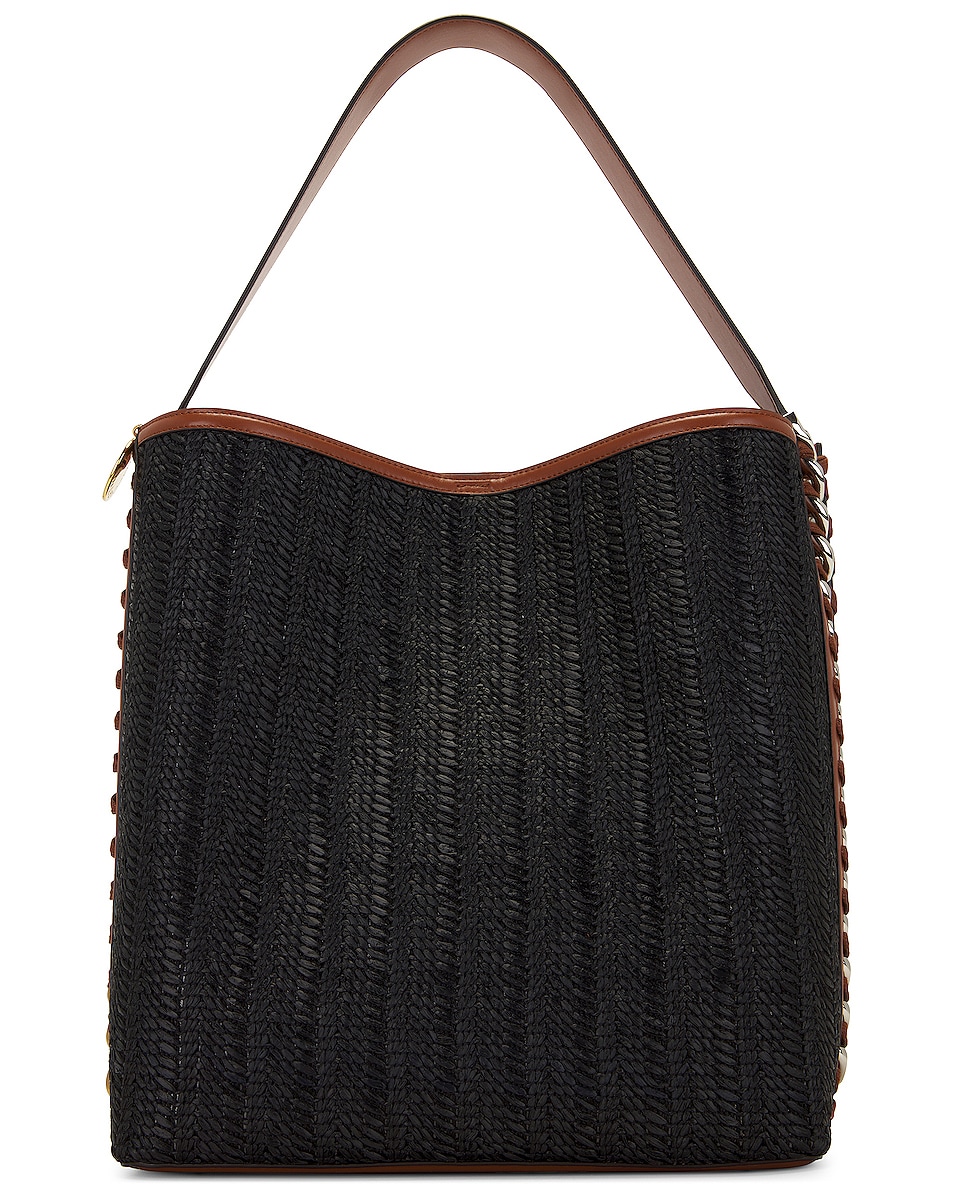 Image 1 of Stella McCartney Weaved Tote Bag in Black